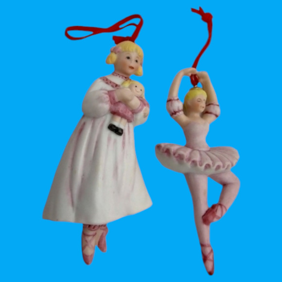 Christmas Storytelling Ornament Set - Little Girl Dreams of Becoming a Ballerina - Picture 7 of 14